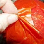 Zuppa di pomodori e tofu