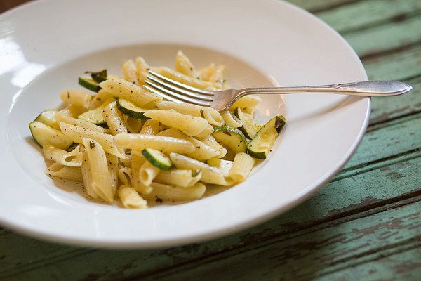 Pennette zucchine e menta