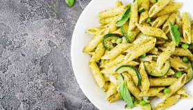 Penne zucchine e menta