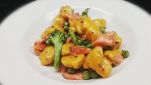 Gnocchetti di zucca con salmone