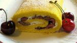 Rotolo di ciliegie e ricotta