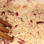 Risotto ai gamberi e pepe rosa