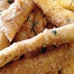 Bastoncini di melanzane fritti