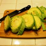 Calzoni con pancetta e verza