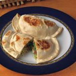 Calzoni con pancetta e verza