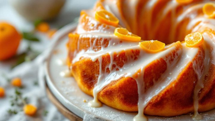 Ciambella all'arancia e yogurt