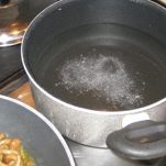 Polenta pasticciata con funghi e gorgonzola