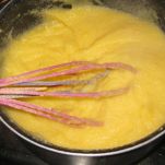 Polenta pasticciata con funghi e gorgonzola