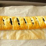 Strudel salato agli spinaci