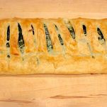 Strudel salato agli spinaci