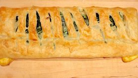 Strudel salato agli spinaci