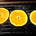 Lonza di maiale con arance grigliate