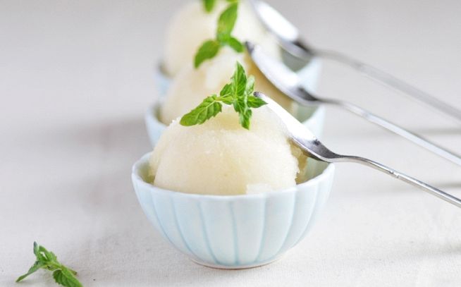 Sorbetto di limoni (Sorbète de limon)