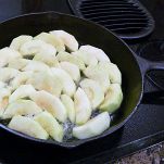 Crostata di mele, miele e mirtilli rossi