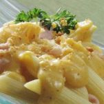 Pasta patate e prosciutto