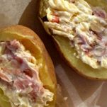 Patate al forno ripiene con quello che c’è …