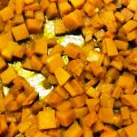 Spaghetti alla zucca, funghi porcini e salsiccia