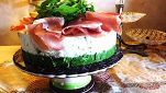 Ricetta cheesecake salata con squacquerone e rucola