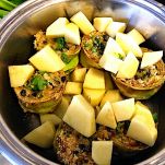 Carciofi alla villanella con patate