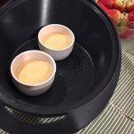 Budini di ricotta in salsa di fragole