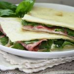 Ricetta Piadina con broccoli, prosciutto cotto e mozzarella