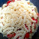 Fusilli pesto e pomodorini