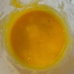 Rigatoni calamaro e gamberoni su crema di zucca