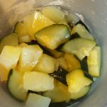 Paccheri ricciola e crema di zucchine