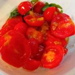 Spaghetti con pesto di rucola