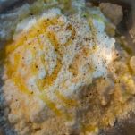 Paccheri sugo, ricotta e melanzane