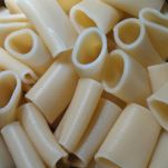 Paccheri sugo, ricotta e melanzane