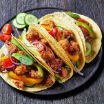 Tacos pollo e guacamole