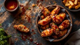 Ali di pollo al forno con salsa barbecue dolce