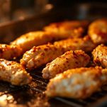 Ali di pollo al forno con salsa barbecue dolce