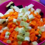 Barchette di chayote con quinoa nera