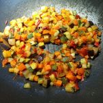 Barchette di chayote con quinoa nera