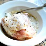 Bocconcini di pollo alle noci