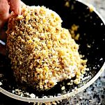 Bocconcini di pollo alle noci