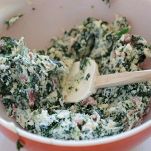 Conchiglie al prosciutto e spinaci