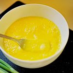 Frittata di spinaci, scalogno e feta