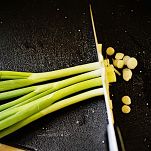 Frittata di spinaci, scalogno e feta