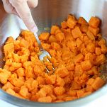 Frittelle di tonno e patate dolci