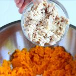 Frittelle di tonno e patate dolci