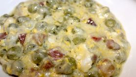 Gnocchi con fonduta e speck