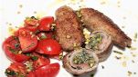 Involtini di manzo con granella di pistacchio di Bronte e capperi