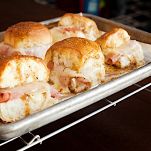 Mini panini al prosciutto e formaggio