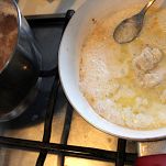 Pasta con gorgonzola al tartufo