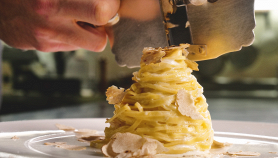 Pasta con gorgonzola al tartufo