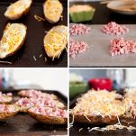 Patate farcite con prosciutto e formaggio