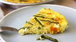 Ricetta Quiche di asparagi in crosta di zucca a spaghetti